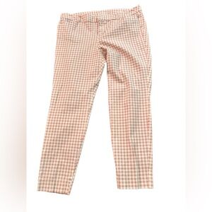 Old Navy Checkered Pink and White Pants